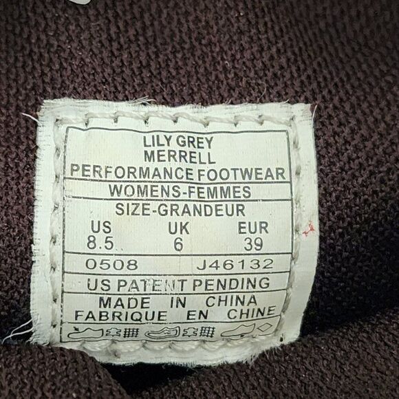 Merrell Lily Gray Vibram Slouchy Ankle Boot | Size 8.5 | Wedge Heel J46132 - Picture 7 of 7